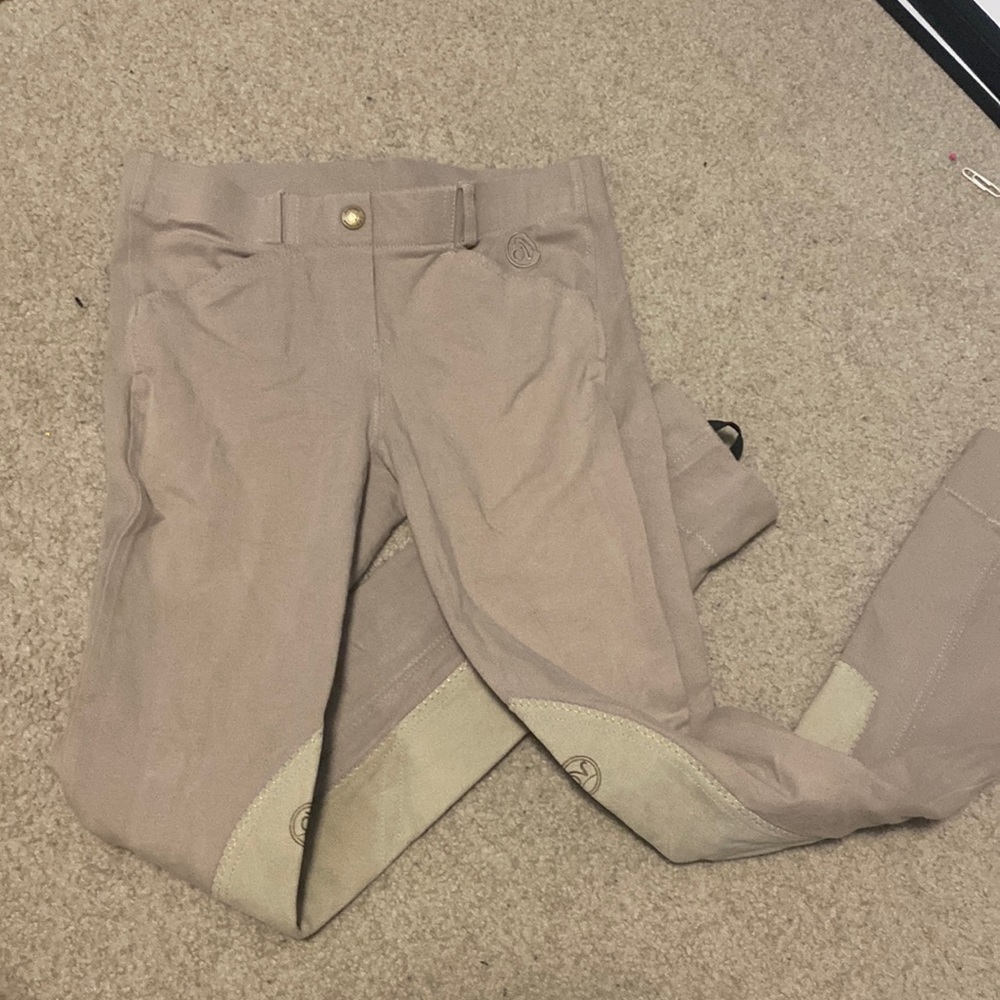 ovation equestrian girls riding pants - xl/14